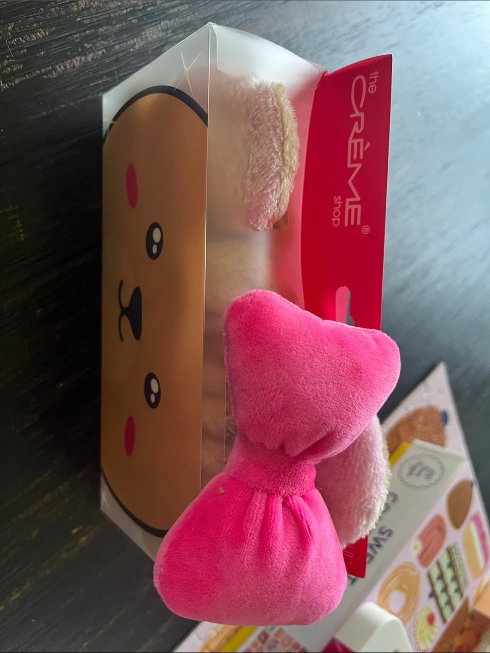 The Crème Shop 3D Teddy Headband & 3 beauty products